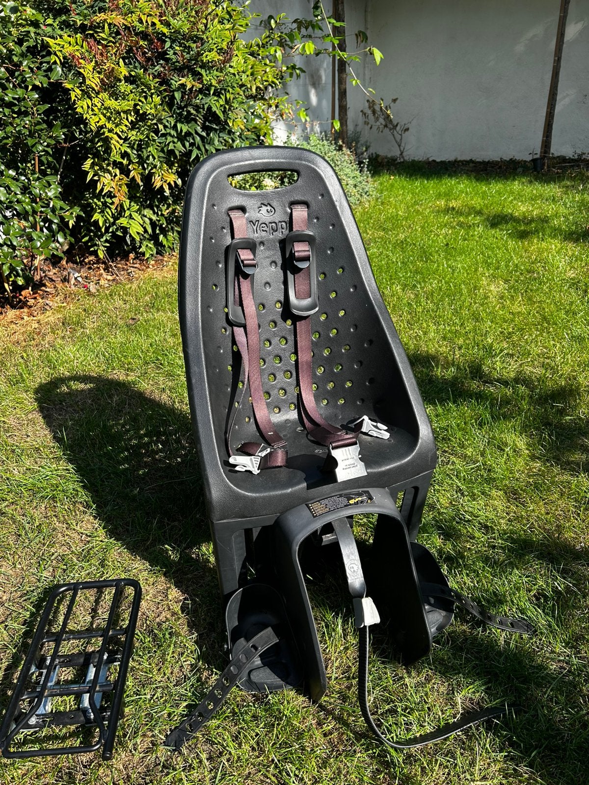 Yepp fietsstoeltje met adapter, Ophalen, Zo goed als nieuw, Achterzitje