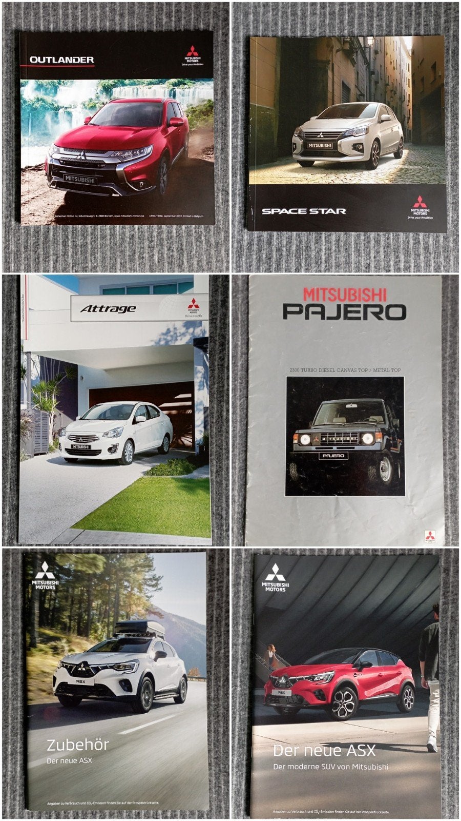 brochures Mitsubishi, Boeken, Ophalen of Verzenden, Zo goed als nieuw, Mitsubishi