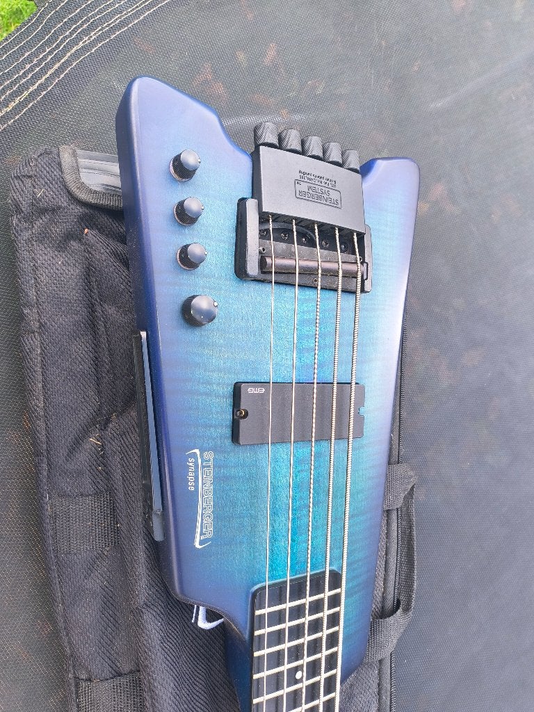 Steinberger Synapse XS-15FPA Custom HEADLESS 5-string bass, Muziek en Instrumenten, Ophalen, Gebruikt, Elektrisch, 5-snarig