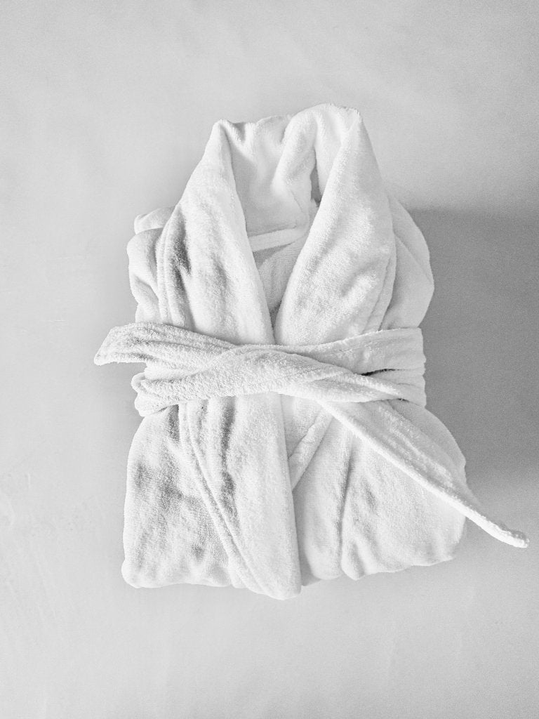Witte zachte badjas, Kleding | Dames, Wit, Maat 46/48 (XL) of groter, Ophalen of Verzenden, Ikea