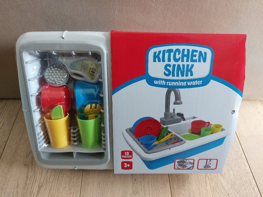 Jouet pour évier de cuisine avec circuit d'eau + accessoires, Enfants & Bébés, Enlèvement ou Envoi, Neuf