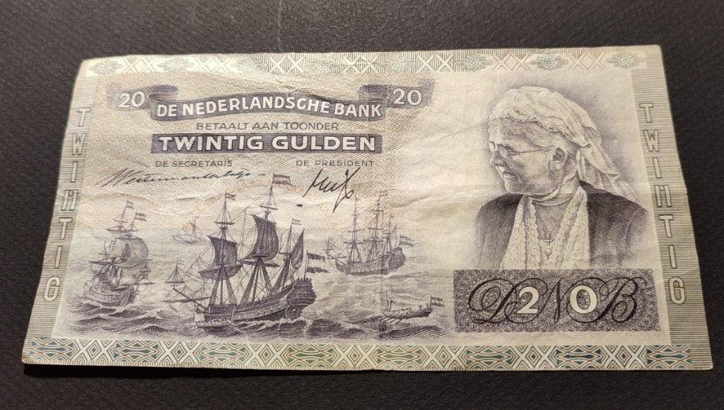 Nederlandse 20 Gulden Vervangingsbiljet uit 1941, Verzenden, Los biljet