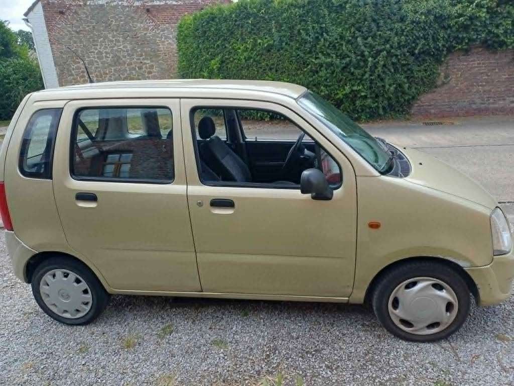 Opel agila 1.0 2004, Autos, Opel, Achat, Boîte manuelle, Autres couleurs, Noir