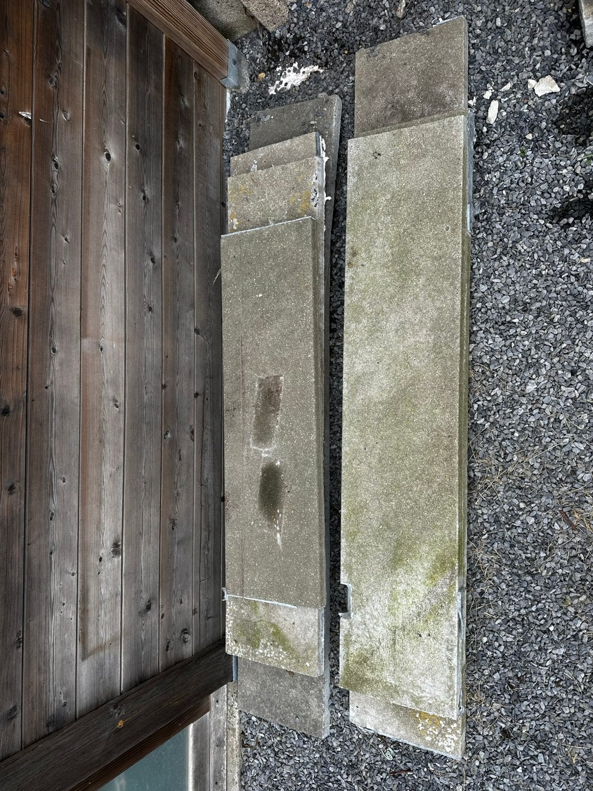 Betonplaten - GRATIS - verschillende afmetingen, Tuin en Terras, Ophalen, Gebruikt