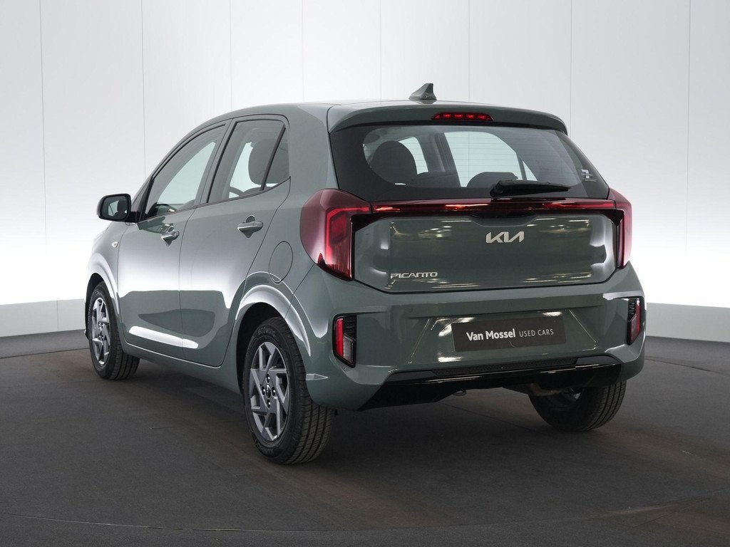 Kia Picanto 1.0 MPI 63 Pulse AMT, Auto's, Kia, 4 zetels, Stof, Gebruikt, Zwart