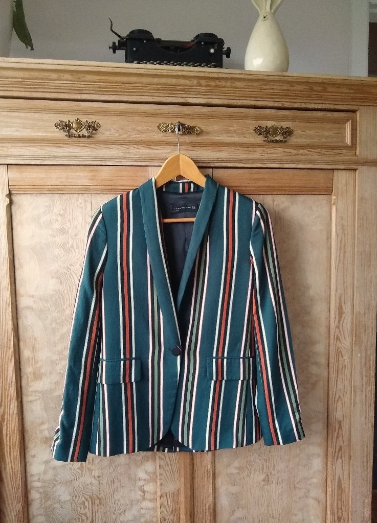 Zara multi-colour blazer, sz XS - nieuwstaat, Meerkleurig, Zara, Ophalen of Verzenden, Zo goed als nieuw