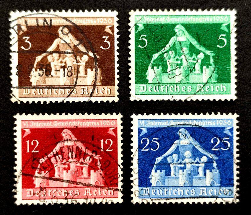 Deutsches Reich: VI Gemeindekongress 1936 COMPLEET, Ophalen of Verzenden, Overige periodes, Gestempeld
