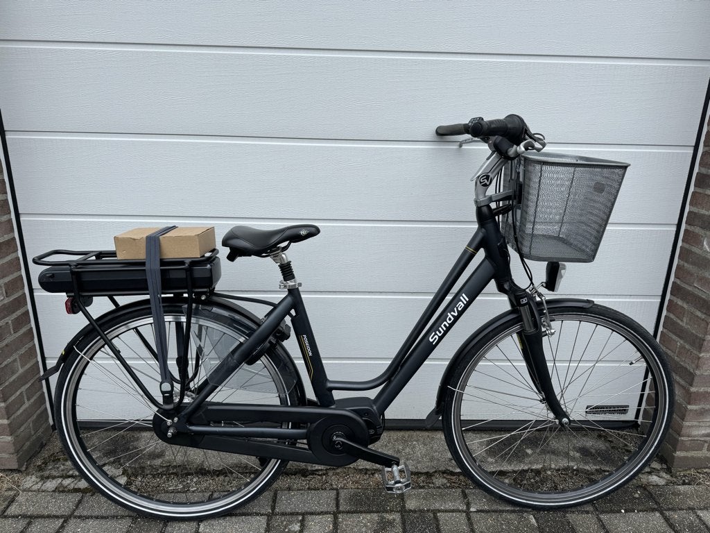 Sundvall elektrische fiets | z.g.a.n.! | 80Nm middenmotor., 47 tot 50 cm, Versnellingen, Zo goed als nieuw, Ophalen