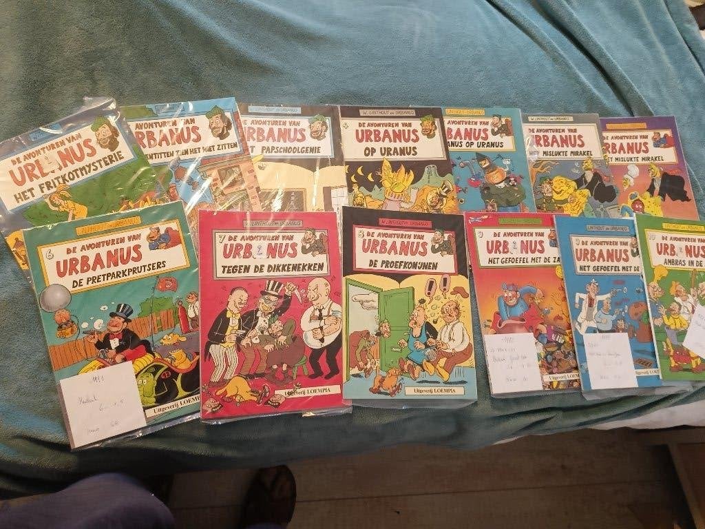 Urbanus strips van nr 1 tot 50 compleet, Boeken, Stripverhalen, Linthout en Urbanus, Ophalen of Verzenden, Zo goed als nieuw, Meerdere stripboeken