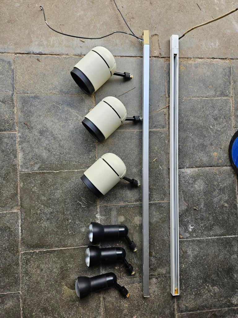 Staff leuchten vintage plafond licht reflectorlamp spot rail, Ophalen