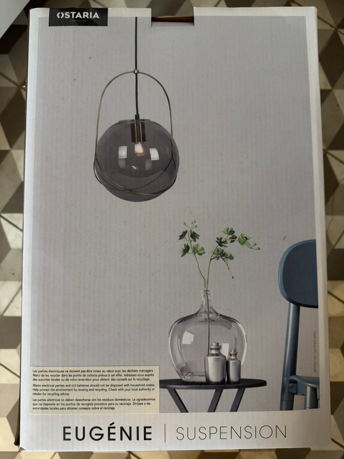 Lampe suspendue - neuve, Maison & Meubles, Enlèvement, Neuf