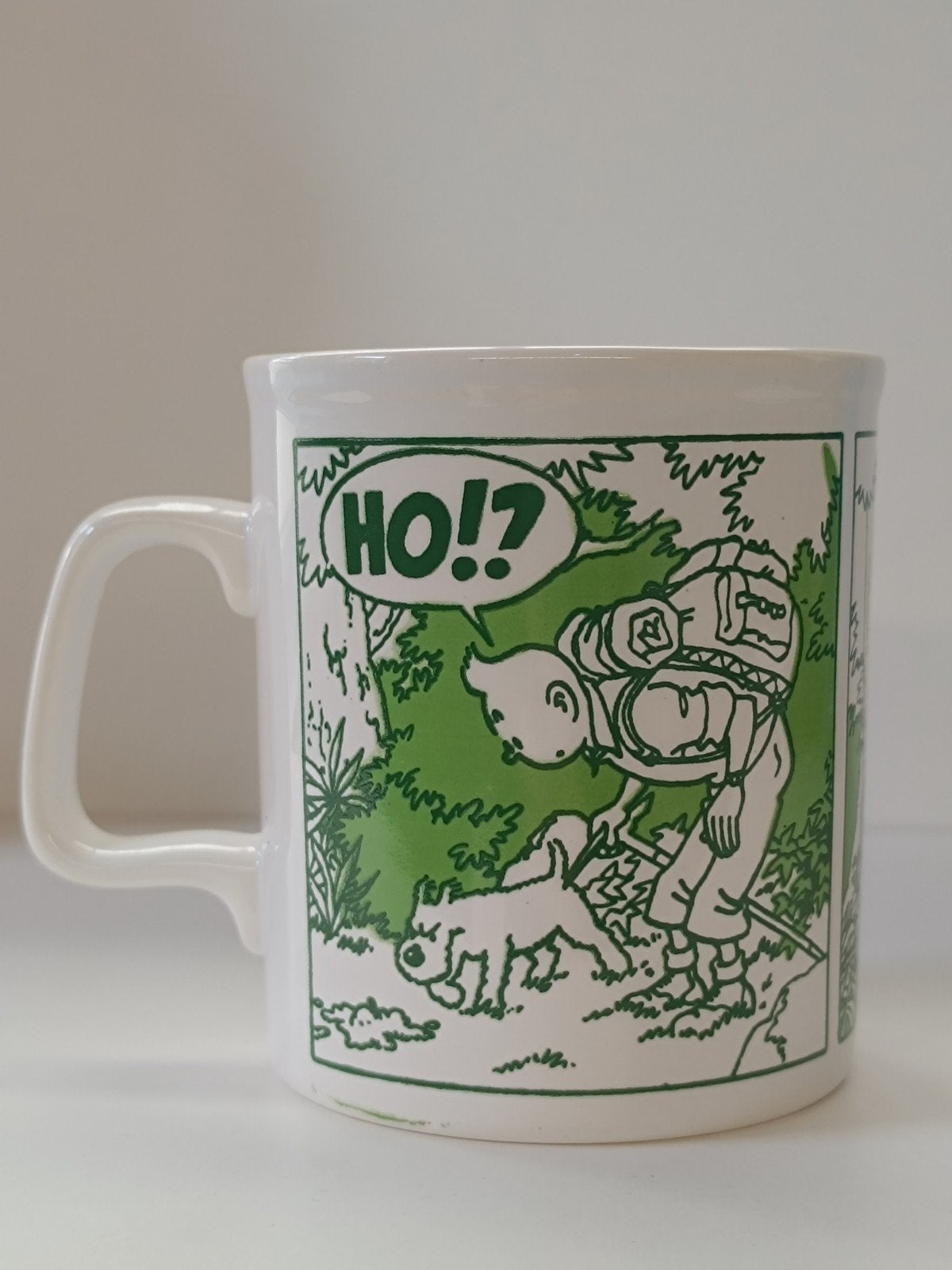 TinTin Kuifje vintage 1980 Planta mok, Verzamelen, Ophalen of Verzenden, Kuifje
