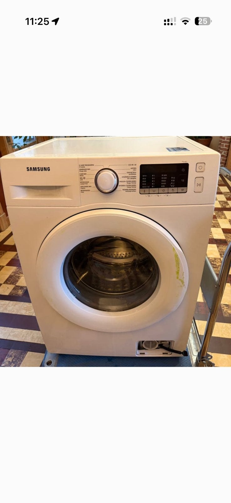 Samsung wasmachine, Ophalen, Zo goed als nieuw