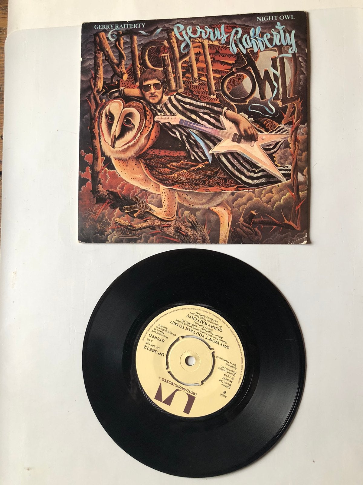 Gerry Rafferty : night owl(1979 ; Royaume-Uni), Envoi, Comme neuf