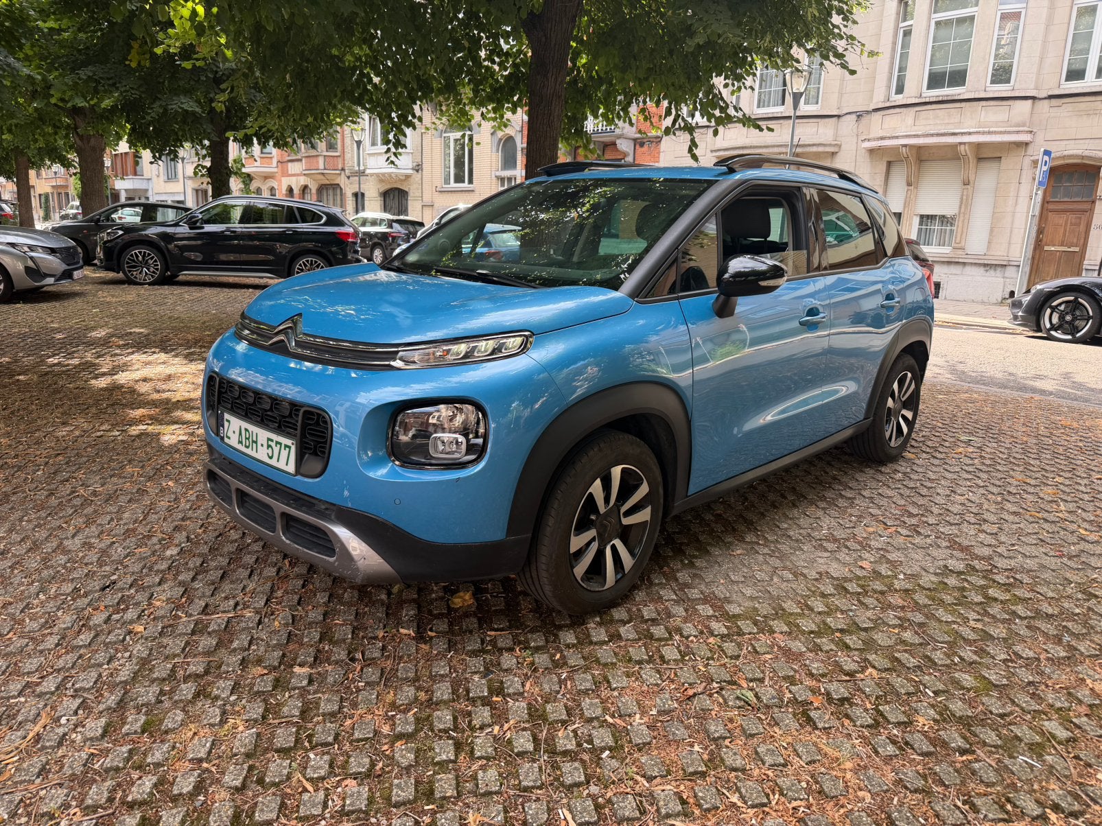 Aircros 1.2  essence automatique, Auto's, Citroën, Blauw, Leder en Stof, Bedrijf, 5 zetels
