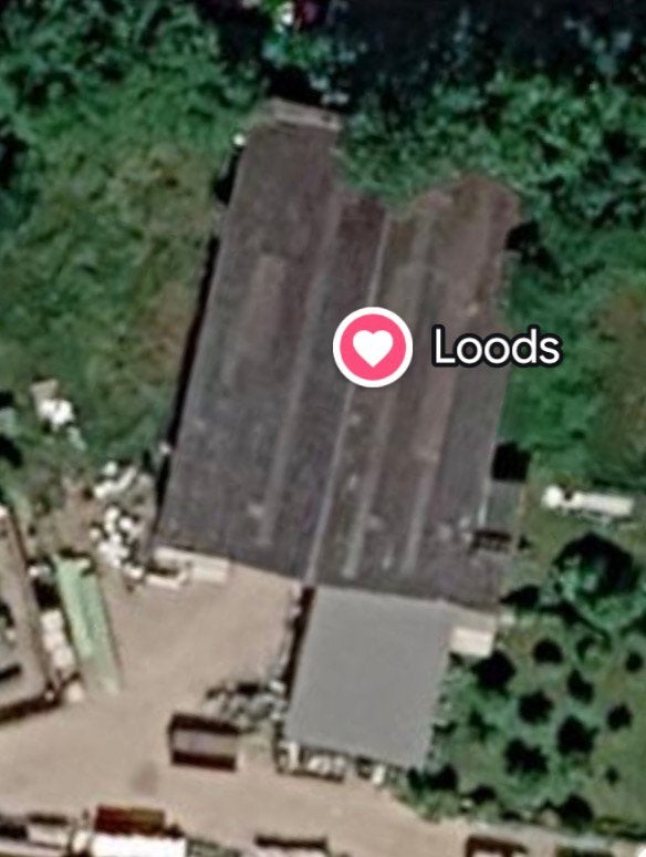 Deel van loods te huur, Location