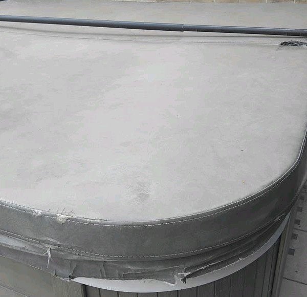 cover voor jacuzzi 10cm dik, 2.35mx2.35m voor ons versleten, Tuin en Terras, Ophalen, Gebruikt