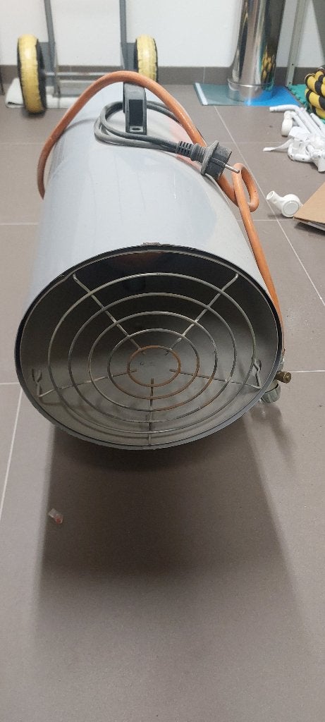 Hete lucht kanon gas - 50kW, Doe-het-zelf en Bouw, Verwarming en Radiatoren, Ophalen of Verzenden, Gebruikt, 800 watt of meer