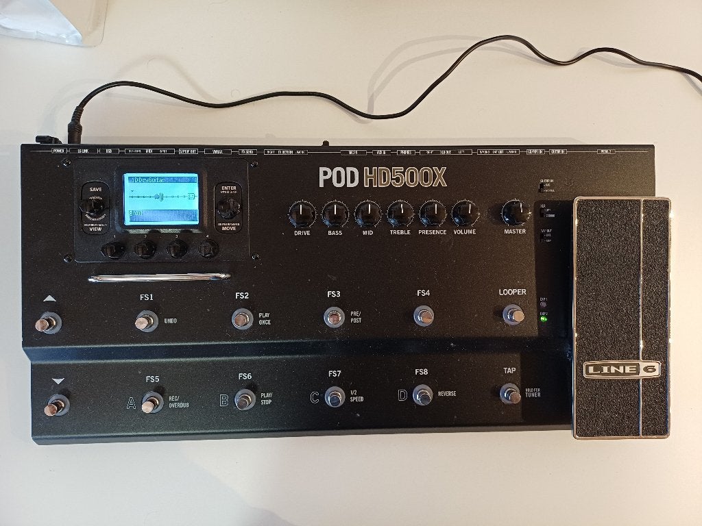 Line 6 POD HD500X [Zeer goede staat & Compleet], Muziek en Instrumenten, Effecten, Ophalen, Zo goed als nieuw, Delay of Echo
