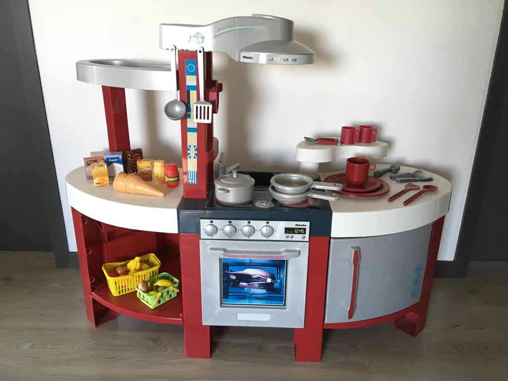 Speelgoedkeuken Miele met accessoires, Ophalen, Gebruikt, Kunststof, Speelkeuken