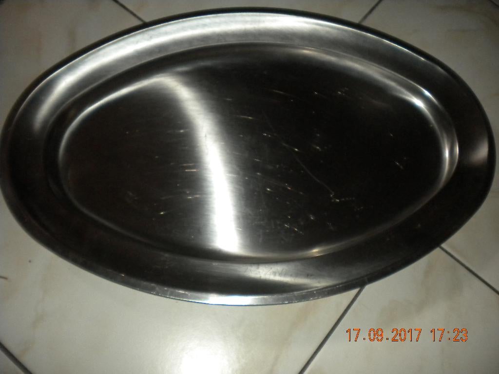 Inox schotel (1x), Huis en Inrichting, Ophalen