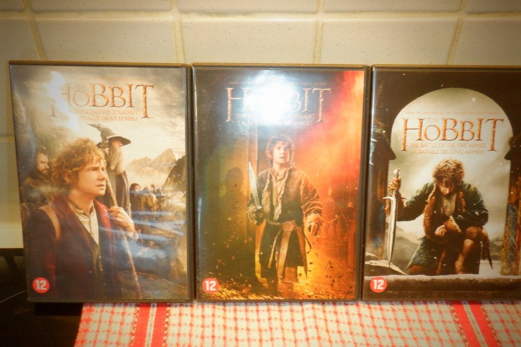 DVD Trilogy The Hobbit., Bonusmateriaal, Actie, Ophalen of Verzenden, Zo goed als nieuw