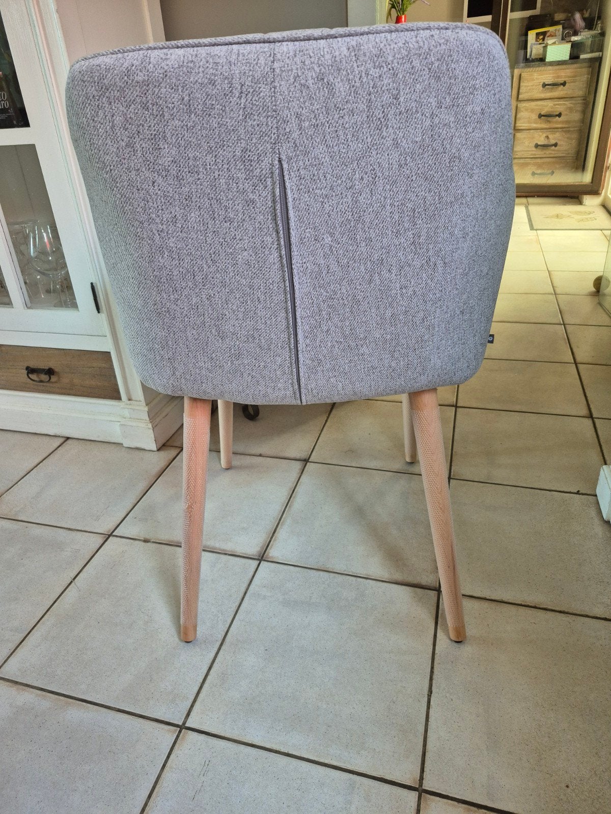 gris légèrement chiné, Huis en Inrichting, Fauteuils, Ophalen, Minder dan 75 cm, Stof, 50 tot 75 cm