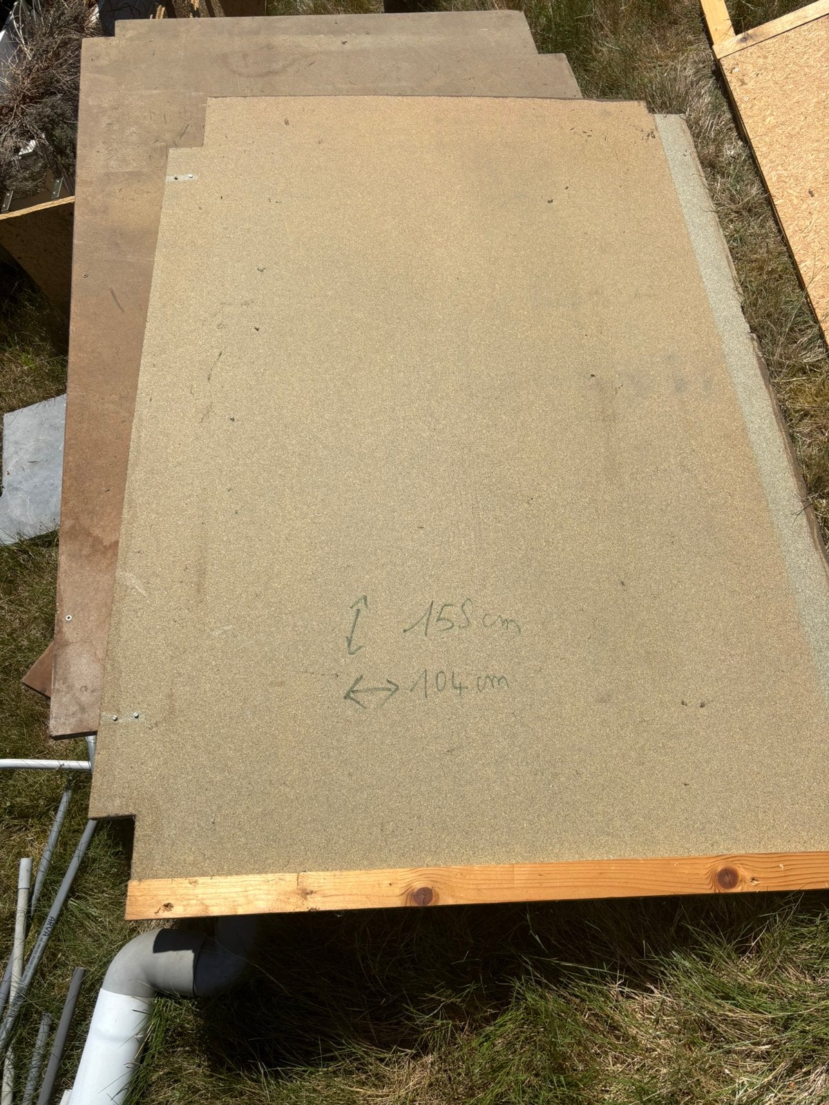 Gratis houten paneel, Enlèvement, Utilisé