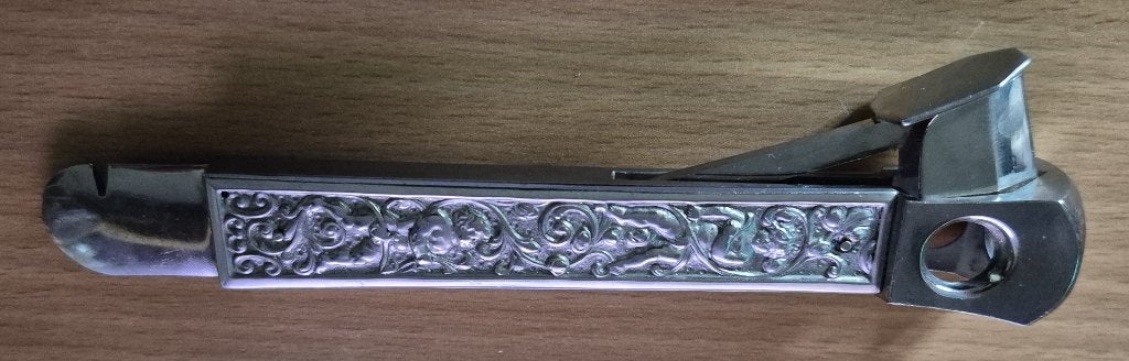 Donatus vintage sigarensnijder (Solingen) — jaren 50-60, Verzamelen, Ophalen of Verzenden, Gebruikt, Overige typen
