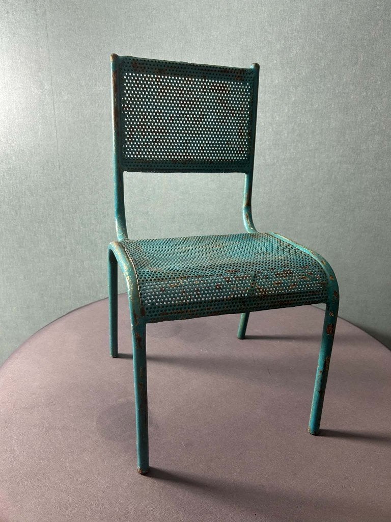 Vintage metalen stoel voor kinderen, Huis en Inrichting, Ophalen, Metaal