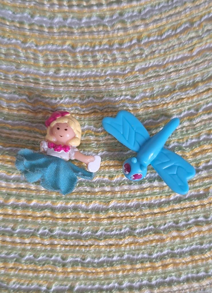 Polly Pocket figuurtjes - Petal Village - Bluebird 1997, Verzamelen, Poppetjes en Figuurtjes, Gebruikt, Ophalen of Verzenden