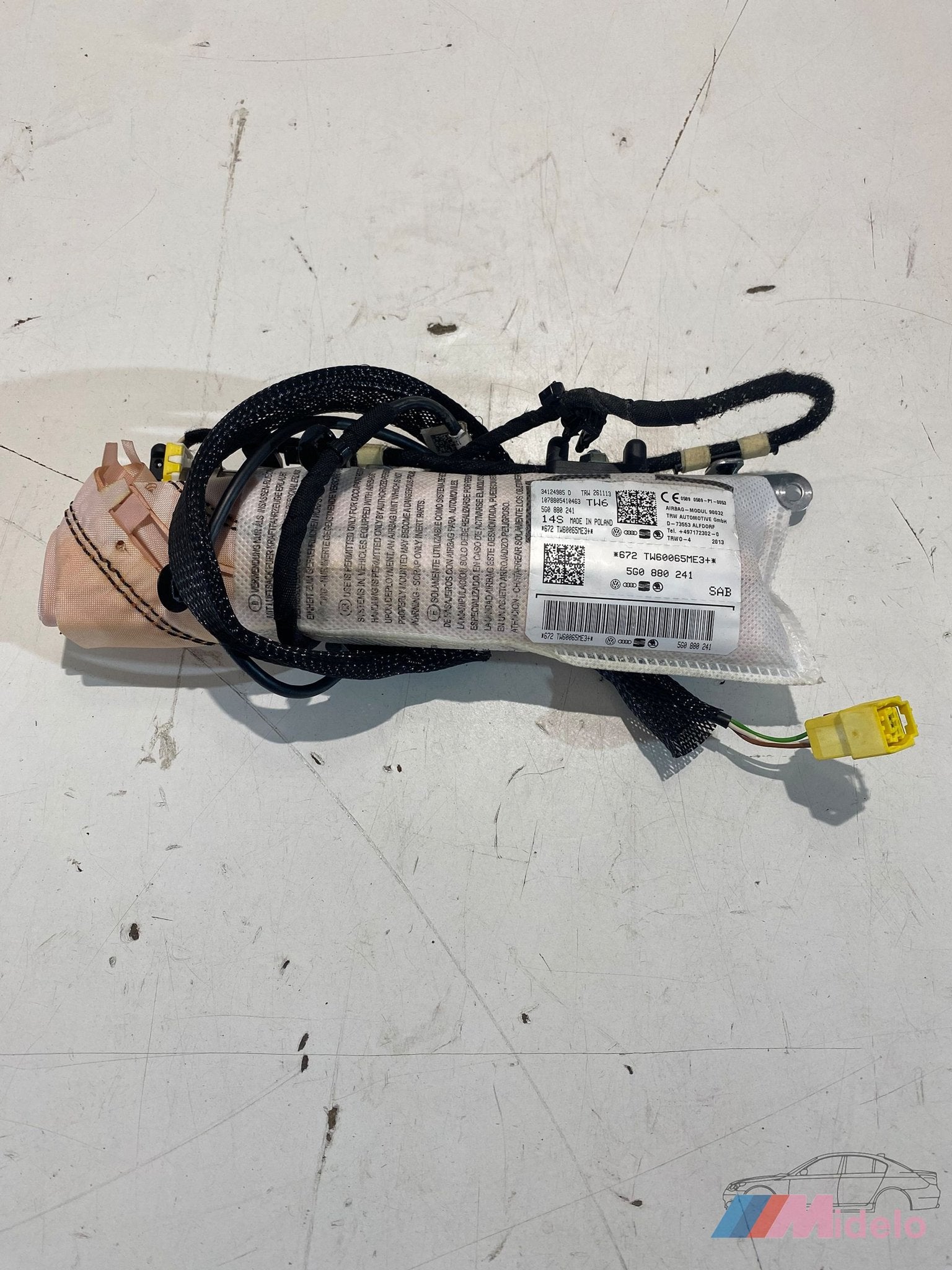 VW GOLF VII STOEL AIRBAG LINKS 5G0880241, Gebruikt, -, Volkswagen, -