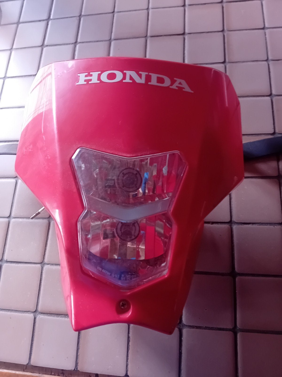 Koplampplaat voor Enduro-motorfietsen, Motoren, Ophalen