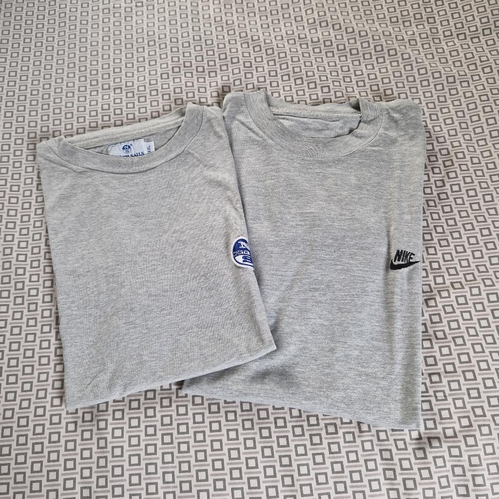 2 grijze T-shirts XXL Nike en North-Sails, Ophalen of Verzenden
