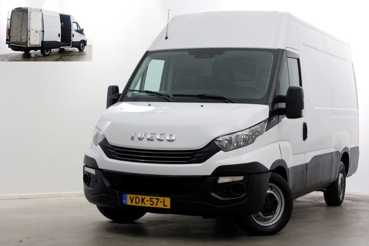 Iveco Daily 35S16 160pk E6 L2H2 HiMatic Automaat Airco/Camer, Auto's, Electronic Stability Program (ESP), Iveco, Wit, Bedrijf