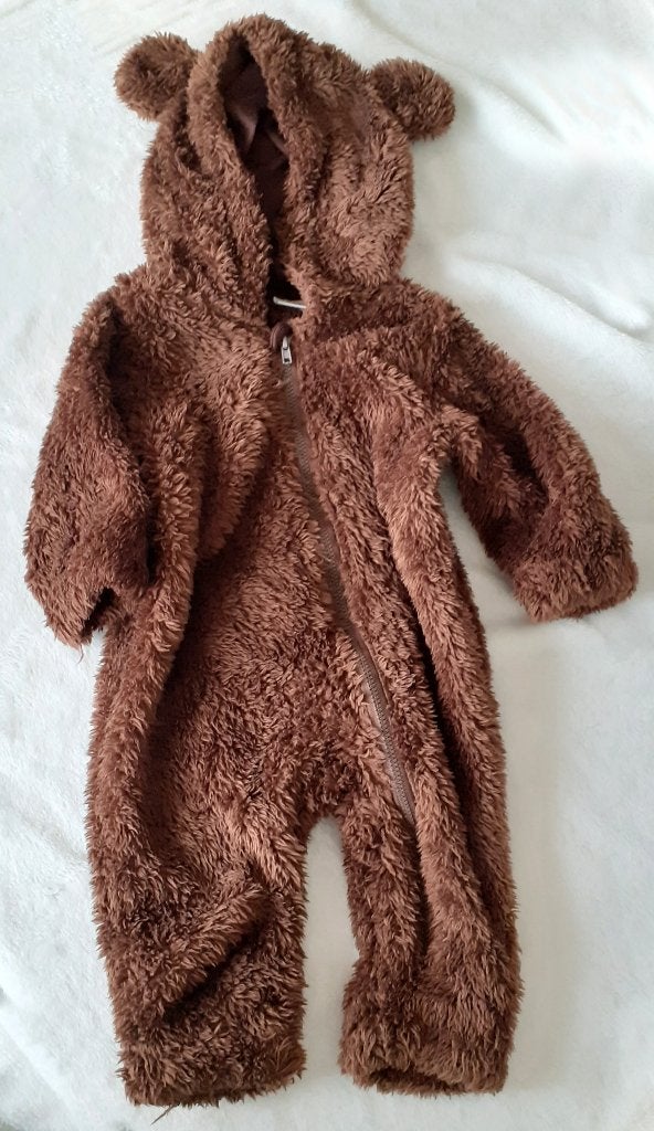 Baby pakje berenpakje met oortjes bruin 68-74, Kinderen en Baby's, Ophalen of Verzenden, Nieuw, Jongetje of Meisje, Pakje