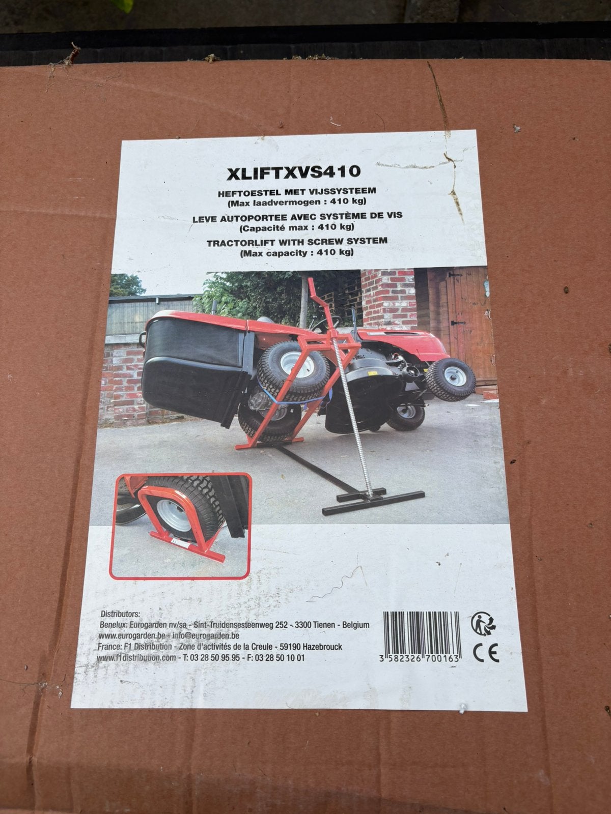 Turfmaster XLIFTXVS410, Ophalen, Nieuw