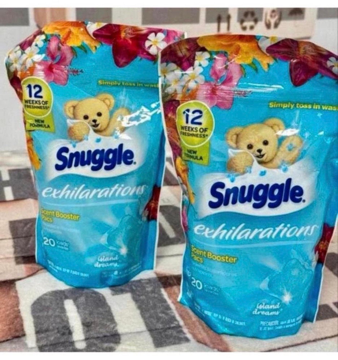 Booster parfum lessive Snuggle Exhilarations, lot de 2 x 20, Enlèvement ou Envoi