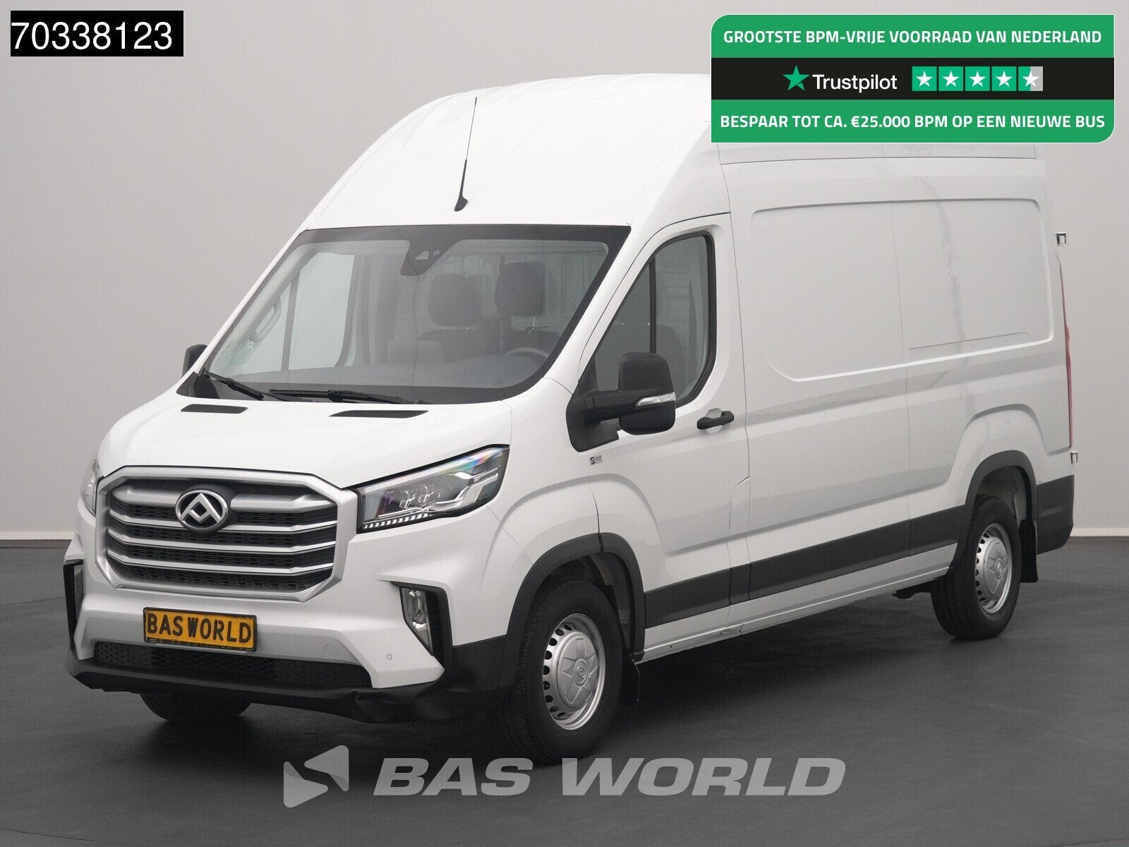 Maxus Deliver 9 Hoog Dak L3H3 LED Airco Cruise Parkeersensor, Stof, Gebruikt, Euro 6, 4 cilinders