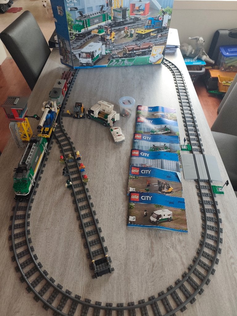 Lego vracht trein, Kinderen en Baby's, Speelgoed | Duplo en Lego, Ophalen, Overige thema's, Lego, Zo goed als nieuw