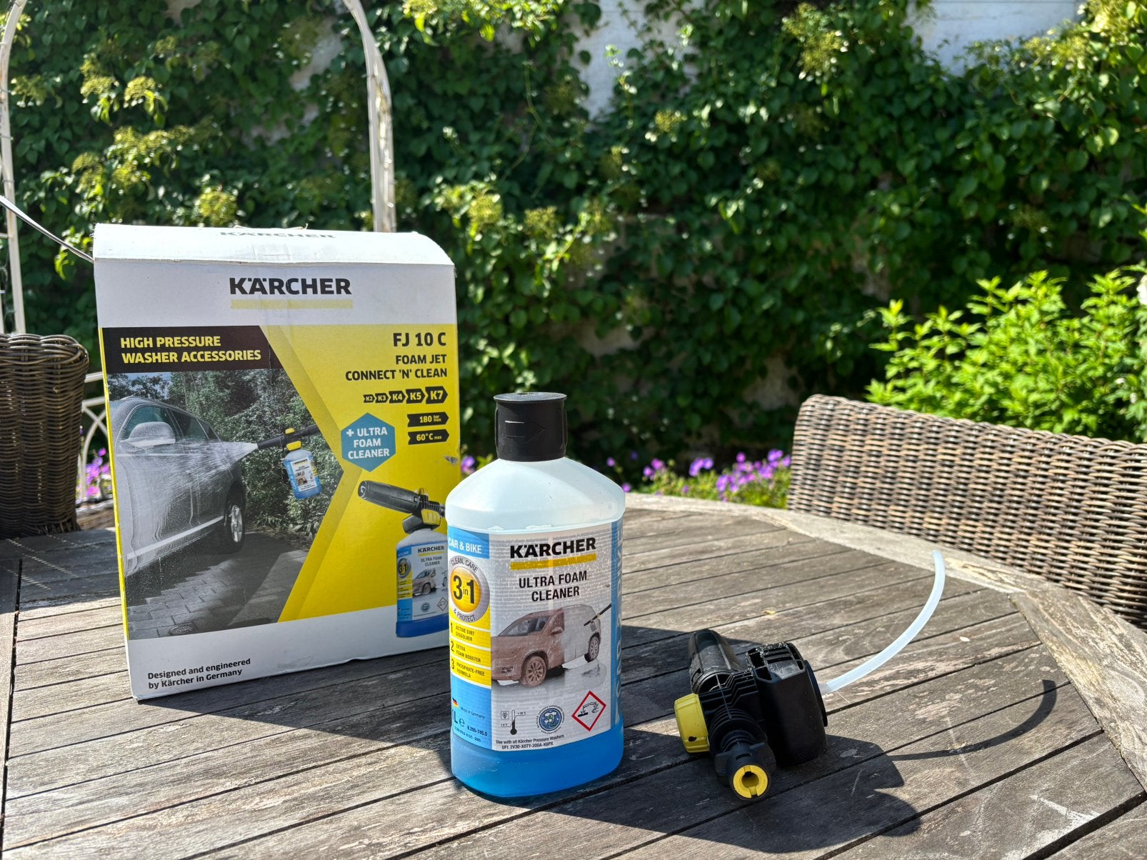 Karcher fj 10 c, Ophalen, Zo goed als nieuw, Met regelbare waterdruk