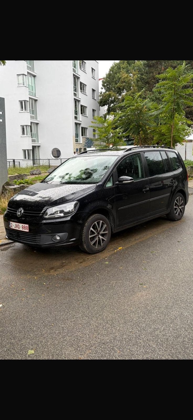 Vw. Touran 2015 diesel, Euro 5, 7 places, Noir, 5 portes