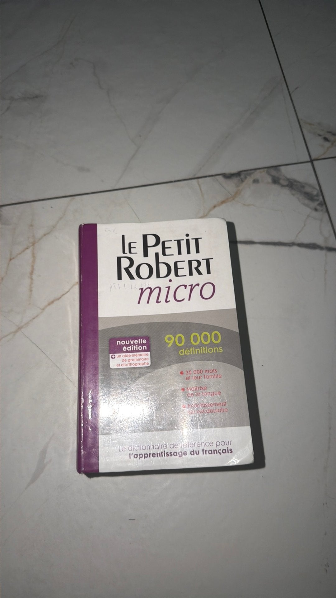Le Petit Robert Micro, Enlèvement, Comme neuf