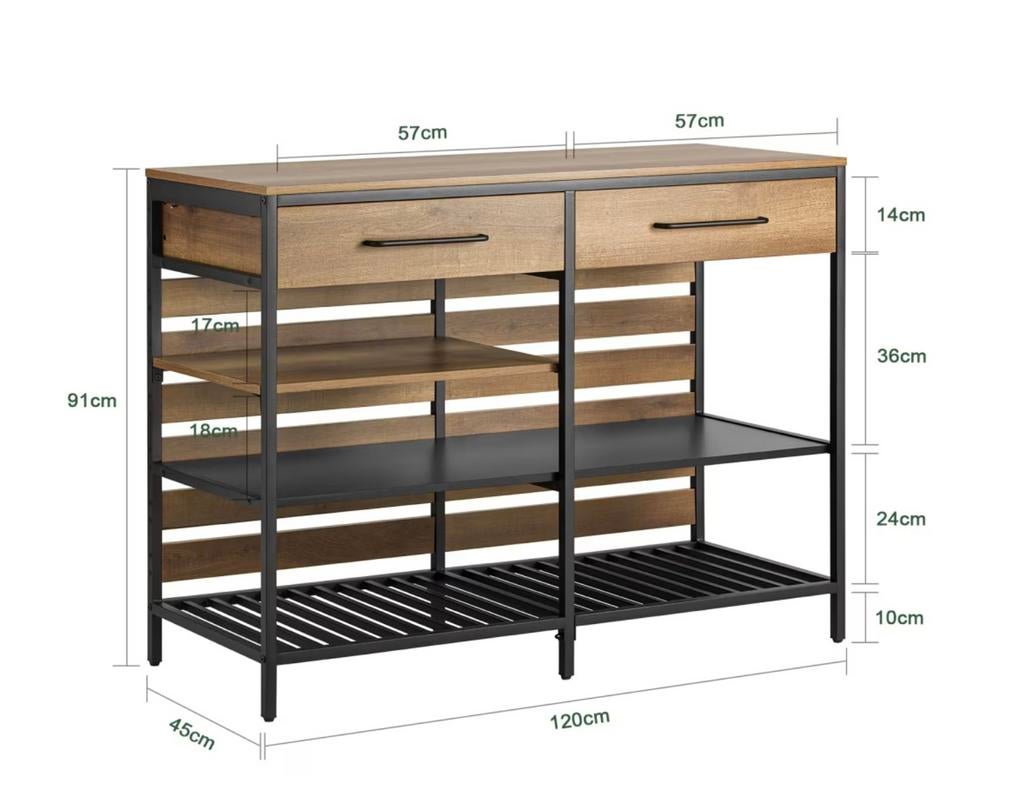 Meuble comptoir cuisine, Maison & Meubles, Cuisine | Éléments de cuisine, Utilisé, Moins de 100 cm, 100 à 150 cm, 25 à 50 cm, Brun