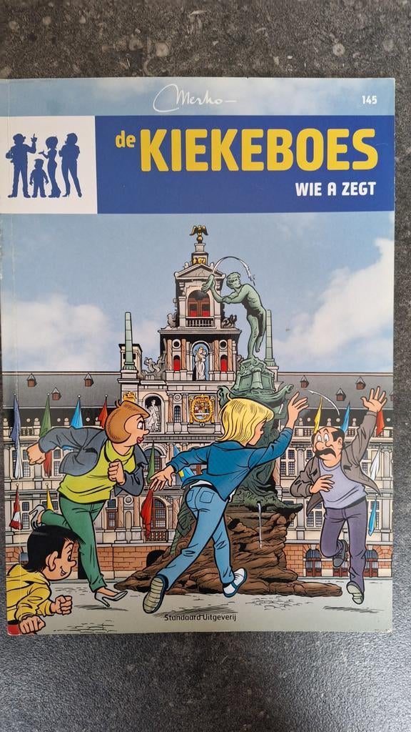 Merho - Wie A zegt, Boeken, Stripverhalen, Gelezen, Eén stripboek, Ophalen of Verzenden