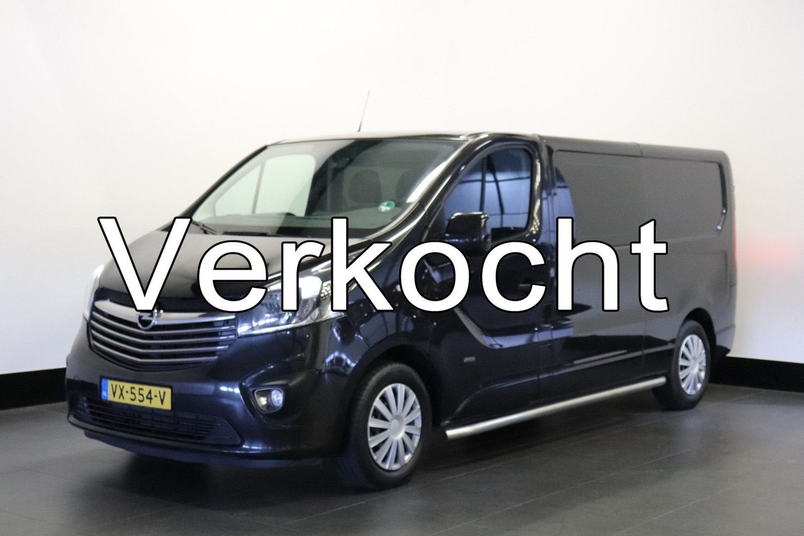 Opel Vivaro 1.6 CDTI 120PK L2 Dubbel Cabine - Airco - Cruise, Auto's, Bestelwagens en Lichte vracht, Parkeersensor, Zwart, Bedrijf