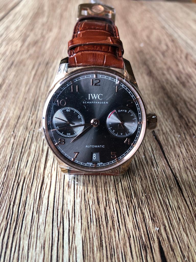 IWC Portugieser “7-Days” Automatic 42, Ophalen of Verzenden, Goud, Polshorloge