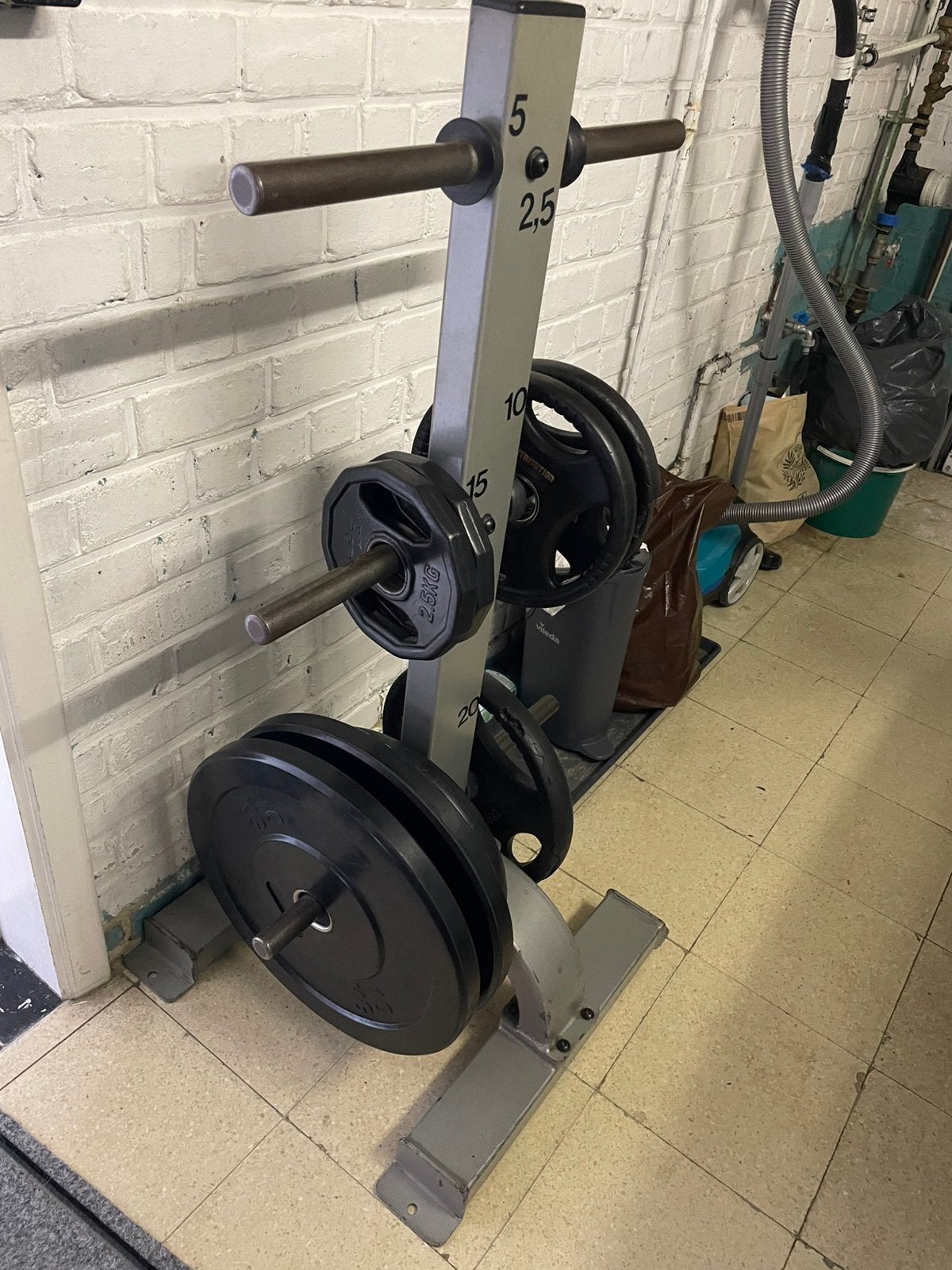 Precor Icarian Olympic Plate Tree, Ophalen, Zo goed als nieuw