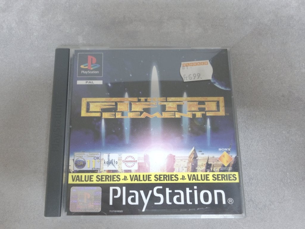 The Fifth Element PS1 game (PAL), Avontuur en Actie, Gebruikt, Verzenden, 1 speler