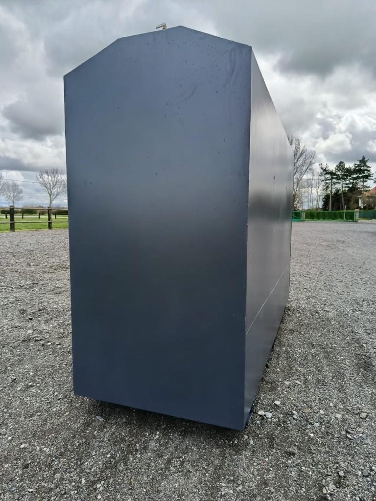 Dubbelwandige mazouttank, Ophalen, Gebruikt
